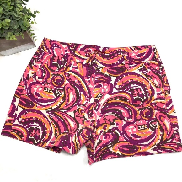 Merona colorful Shorts Women's Chino Short Colorful- Merona Size 12 - Picture 1 of 8